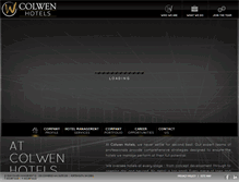 Tablet Screenshot of colwenhotels.com